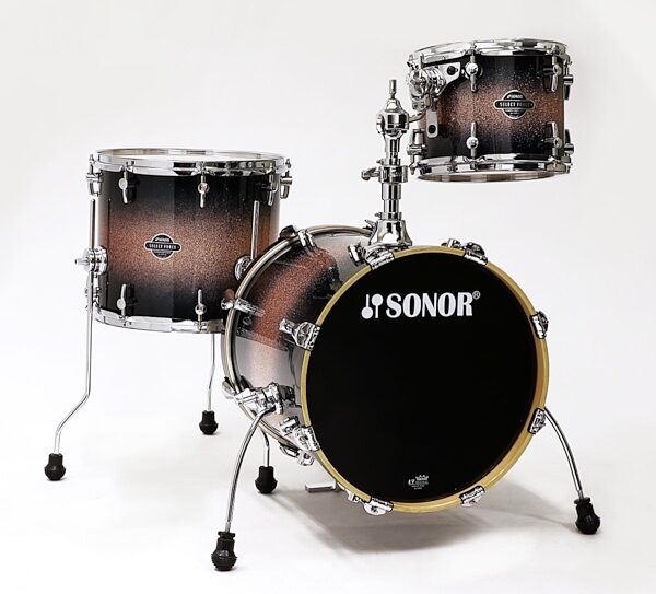 Sonor Select Force Jungle Drum Shell Kit, 3-Piece, Brown Galaxy Sparkle