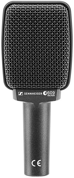 Sennheiser e 609 Silver Guitar Amp Microphone, New, Rear