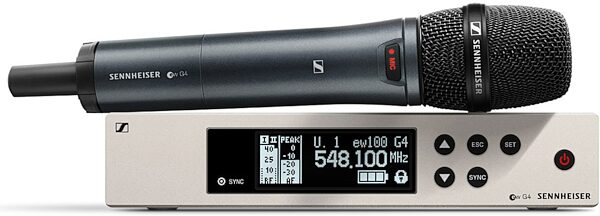 Sennheiser ew100 G4 e945 Vocal Wireless Microphone System, Action Position Back