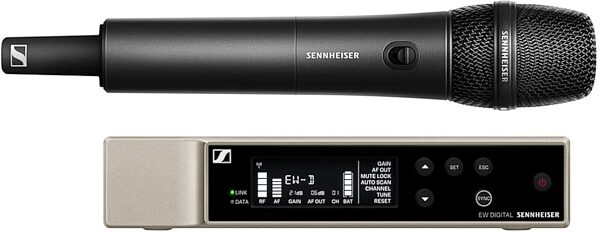 Sennheiser EW-D 835-S Vocal Set Wireless Microphone System, Band Q1-6 (470.2-526 MHz), Action Position Back
