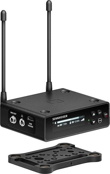 Sennheiser EW-DP EK Single-Channel Wireless Receiver, Band Q1-6, Action Position Back