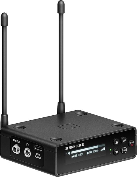 Sennheiser EW-DP EK Single-Channel Wireless Receiver, Band Q1-6, Action Position Back