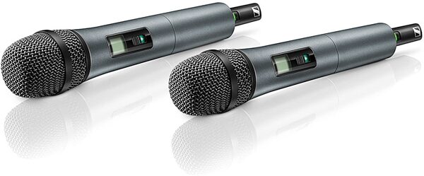 Sennheiser XSW 1-825 Dual Vocal Wireless Microphone System, Band A (548-572 MHz), Action Position Back