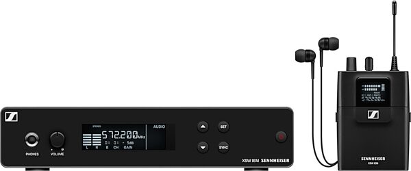 Sennheiser XSW IEM SET Wireless In-Ear Monitor System, Band B (572 - 596 MHz), Main