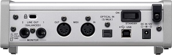 TASCAM Series 102i USB Audio Interface, New, Main Back