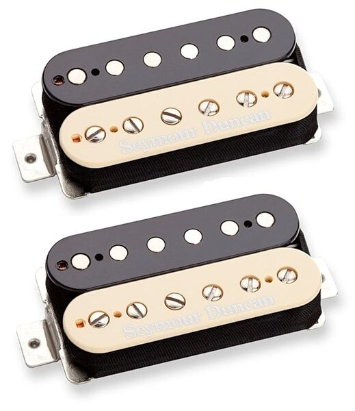 Seymour Duncan High Voltage Humbucker Pickup Set, Zebra, Main