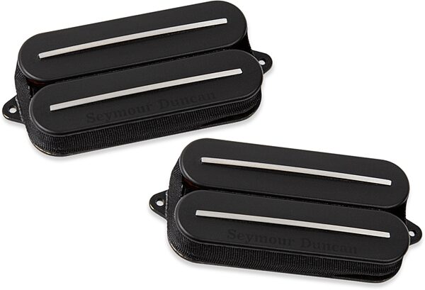 Seymour Duncan Hot-Rodded Rails Humbucker Set, Black, Action Position Front