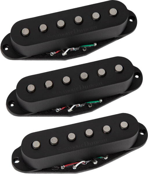 Seymour Duncan Hot Chicken Strat Stack Pickup Set, Black, Action Position Front