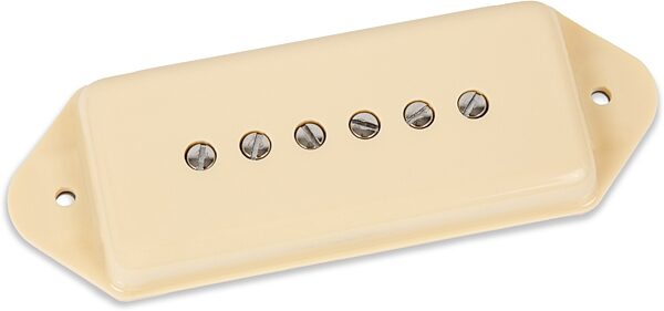 Seymour Duncan Silencer JJN Dog Ear P90 Guitar Pickup, Cream, Bridge, Action Position Front