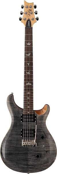 PRS Paul Reed Smith SE Custom 24 Electric Guitar (with Gig Bag), Charcoal, Open Box (Very Good), Action Position Back