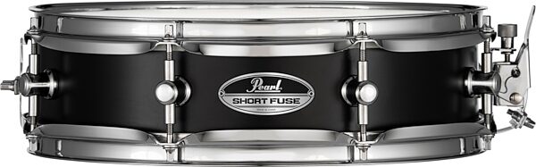 Pearl Short Fuse Drum Snare (with Mount), Black, 13x3.5 inch, Action Position Back