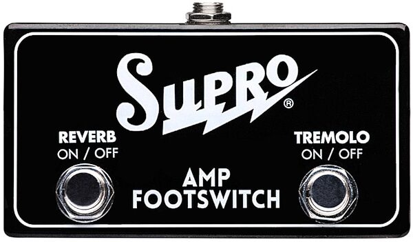 Supro SF2 Tremolo/Reverb Dual Button Footswitch, Main