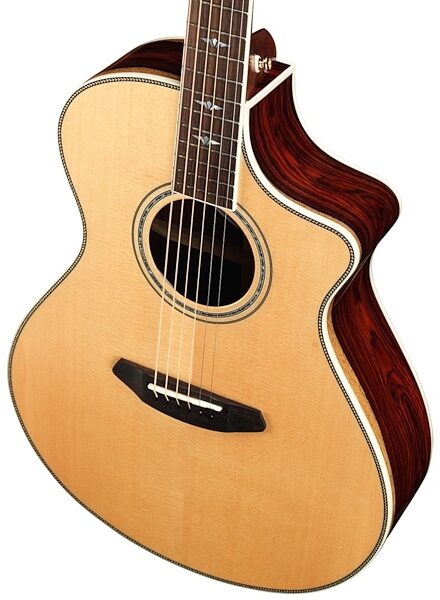 Breedlove Stage Exotic Concert CE Spruce Top Cocobolo Back and Sides Acoustic-Electric Guitar (with Gig Bag), Alt