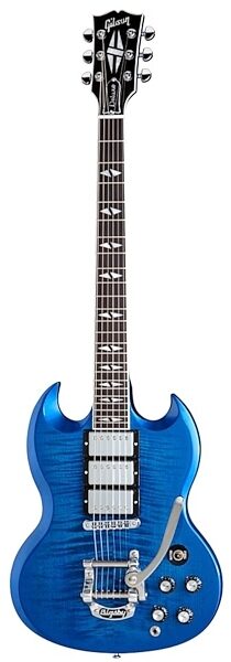 Gibson SG Deluxe Electric Guitar (with Case), Cobalt Fade