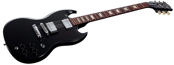 Gibson SG '60s Tribute Min-ETune Electric Guitar, Ebony Closeup