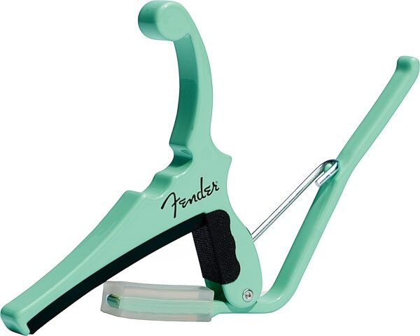Kyser x Fender Guitar Capo, Surf Green, Action Position Back