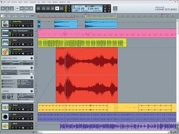 Cakewalk SONAR Home Studio (Windows), Screenshot - Audio MIDI