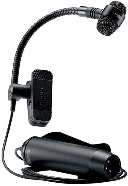 Shure PGA98H Condenser Gooseneck Microphone, PGA98H-XLR, with XLR Cable, XLR Cable