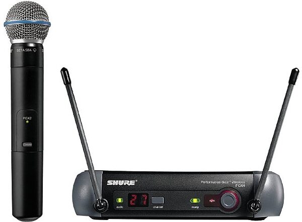 Shure PGX24/BETA58 UHF Handheld Wireless Microphone System, Main