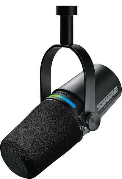 Shure MV7i Smart Microphone with Audio Interface, New, Action Position Back
