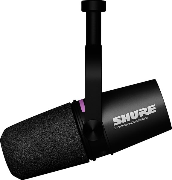 Shure MV7i Smart Microphone with Audio Interface, New, Action Position Back