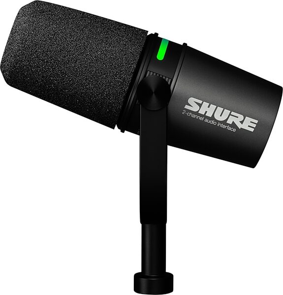 Shure MV7i Smart Microphone with Audio Interface, New, Action Position Back