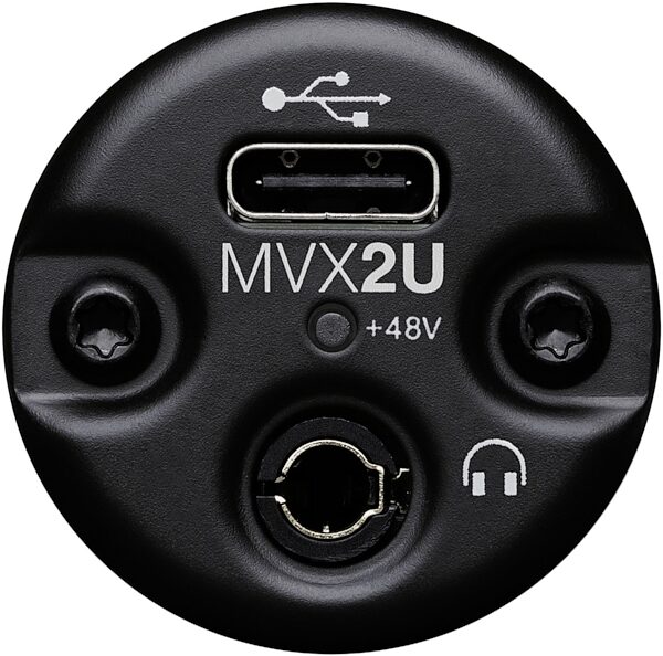 Shure MVX2U MOTIV XLR to USB Adapter Digital Audio Interface, New, Action Position Back