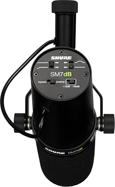 Shure SM7dB Active Cardioid Dynamic Broadcast Microphone, New, Rear