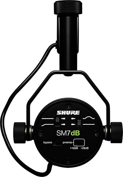 Shure SM7dB Active Cardioid Dynamic Broadcast Microphone, New, Rear