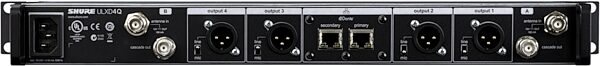 Shure ULXD4Q Quad Digital Wireless Receiver, Channel H50, Action Position Back