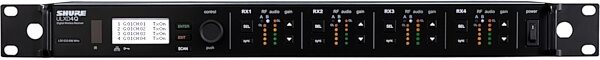 Shure ULXD4Q Quad Digital Wireless Receiver, Channel H50, Action Position Front