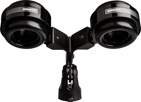 Shure VIP55SM Side by Side Dual Microphone Mount, New, Action Position Front