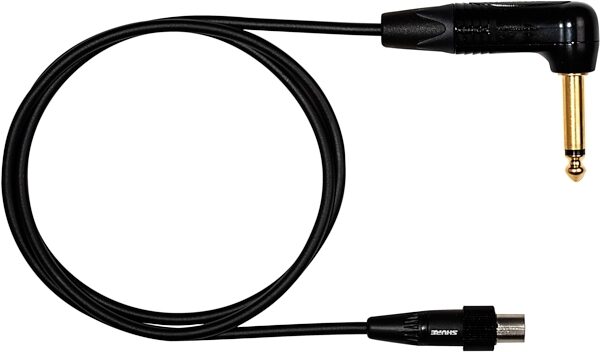 Shure WA307 Premium Locking Right-Angle Guitar Cable, New, Action Position Back