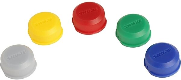 Shure WA621 Color ID Caps for BLX2 Handheld Transmitters, New, Main