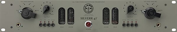 Heritage Audio & Lang Electronics Silverr 47 Tube Dual Microphone Preamp, New, Action Position Back