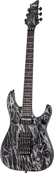 Schecter C-1 FRS Silver Mountain Electric Guitar, Action Position Back