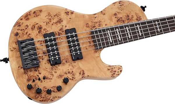 Sire Marcus Miller F10 Electric Bass, 5-String (with Case), Natural Satin, Action Position Back