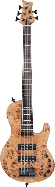 Sire Marcus Miller F10 Electric Bass, 5-String (with Case), Natural Satin, Action Position Back