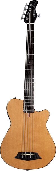 Sire Marcus Miller GB5 Acoustic-Electric Bass, 5-String, Natural, Open Box (Very Good), Action Position Back