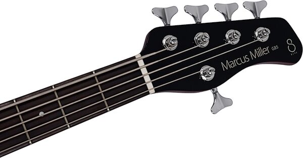 Sire Marcus Miller GB5 Acoustic-Electric Bass, 5-String, Black, Action Position Back