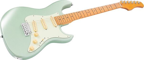 Sire Larry Carlton S5 Electric Guitar, Surf Green Metallic, Action Position Back