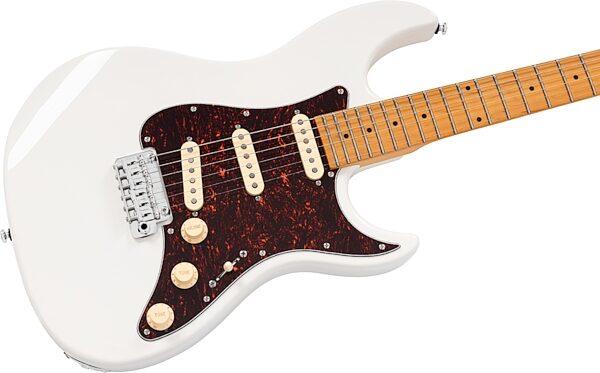 Sire Larry Carlton S5 Electric Guitar, Olympic White, Action Position Back