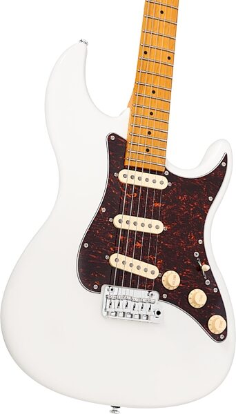 Sire Larry Carlton S5 Electric Guitar, Olympic White, Action Position Back