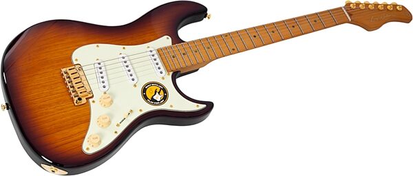 Sire Larry Carlton S10 SSS Electric Guitar (with Case), Tobacco Sunburst, Action Position Back