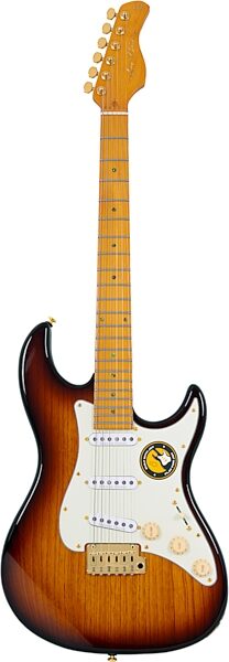 Sire Larry Carlton S10 SSS Electric Guitar (with Case), Tobacco Sunburst, Action Position Back