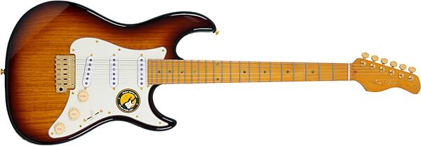 Sire Larry Carlton S10 SSS Electric Guitar (with Case), Tobacco Sunburst, Action Position Back