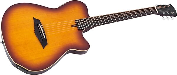Sire Larry Carlton G5A Classical Acoustic-Electric Guitar, Tobacco Sunburst, Action Position Back