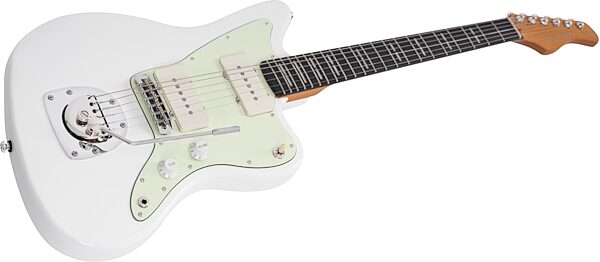 Sire Larry Carlton J5 Electric Guitar, White, Action Position Back