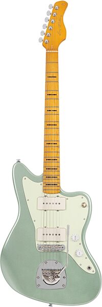 Sire Larry Carlton J5 Electric Guitar, Maple Fingerboard, Surf Green, Action Position Back