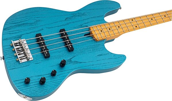 Sire Marcus Miller V6 Electric Bass, Ocean Turquoise Blue, Action Position Back